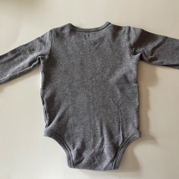 Carter’s, Cat & Jack baby girl lot of three onesies size 12 months - Picture 9 of 12